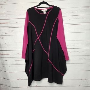 Cheyenne Black and Pink Tunic/Dress